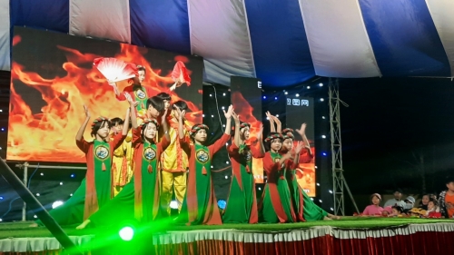 Trường THCS Quế Thuận tổ chức Hội trại "Mừng Đảng - Mừng Xuân" Quý Mão năm 2023